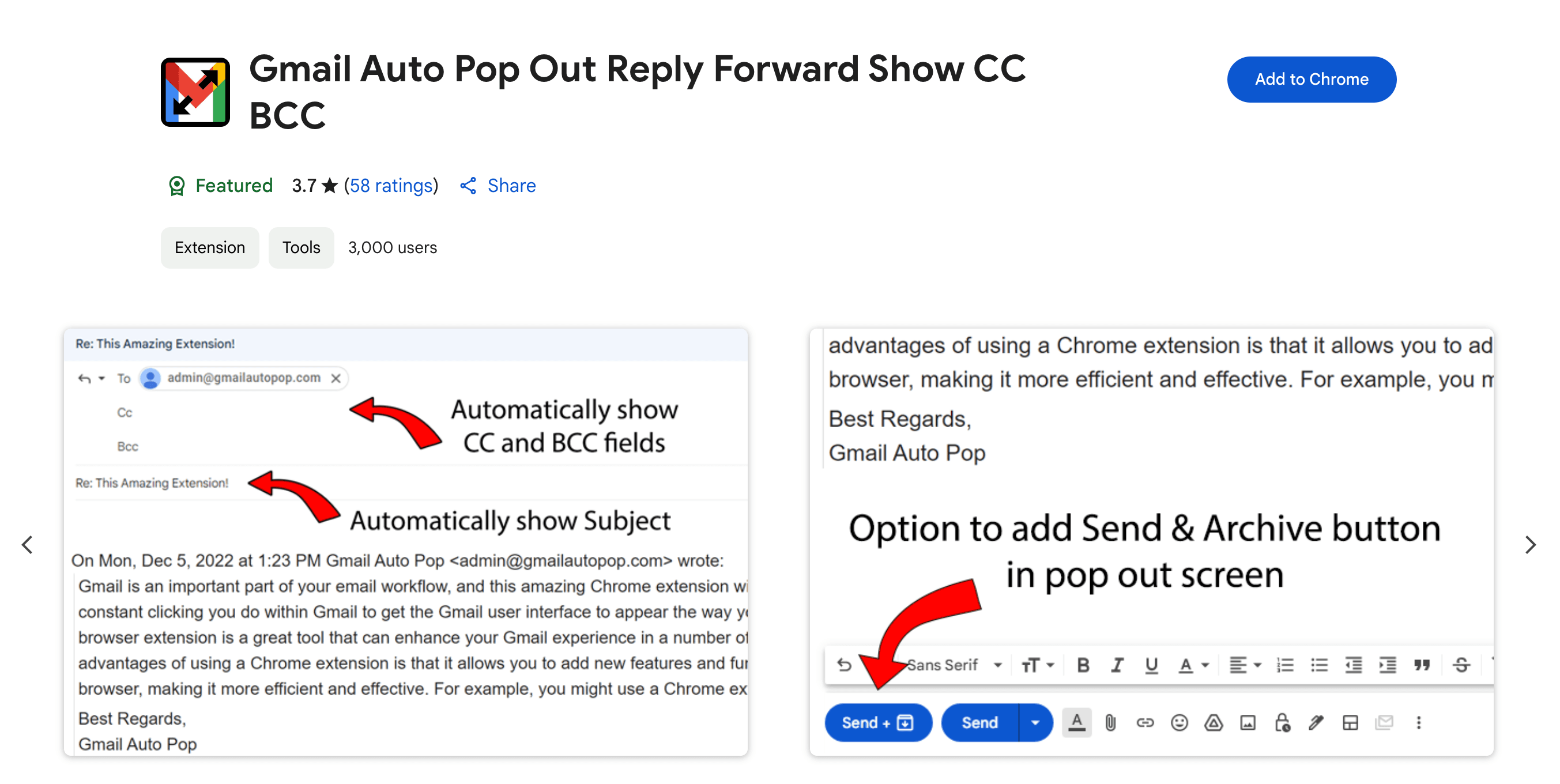 Gmail Auto Popup